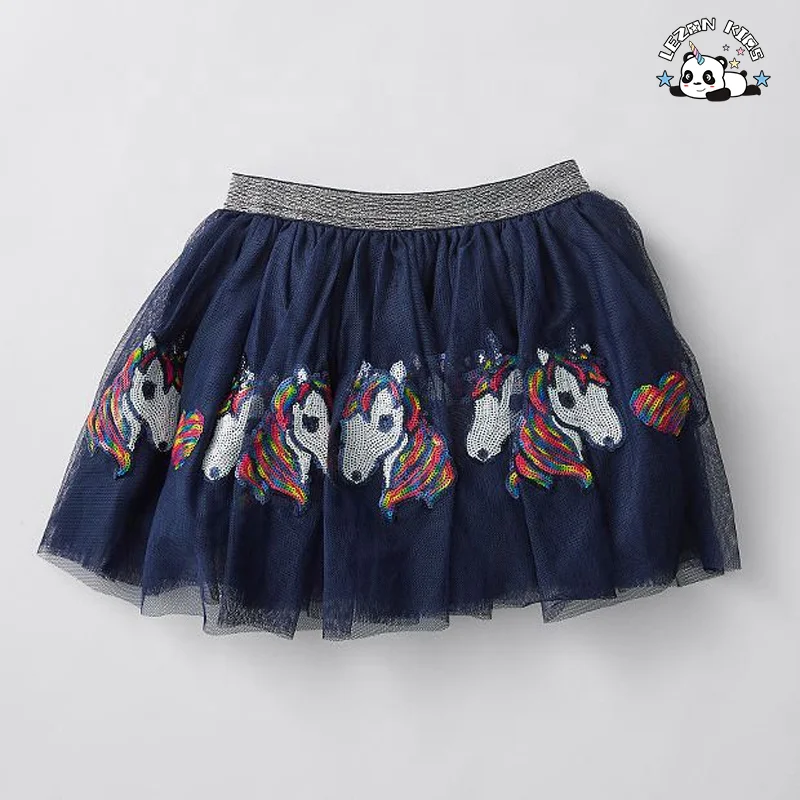 LEZONKIDS - Vestido Tutu com Lantejoulas Iridescentes, Corpete de Jersey, Corte Alto Baixo, Listras Coloridas, Voile de Algodão, Meninas